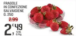 Supermercati Dok Fragole in confezione salvaigiene offerta