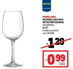 Metro Bicchieri linea dina METRO PROFESSIONAL offerta
