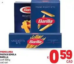 Metro Pasta di semola BARILLA offerta