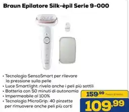 Euronics Braun Epilatore Silk-èpil Serie 9-000 offerta
