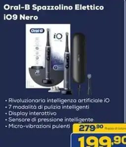 Euronics Oral-B Spazzolino Elettico iO9 Nero offerta
