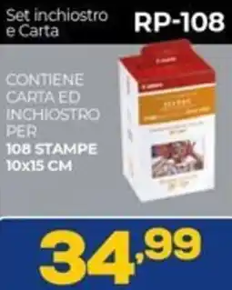 Euronics Set inchiostro RP-108 offerta
