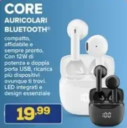 Euronics Cellularline core auricolari bluetooth offerta