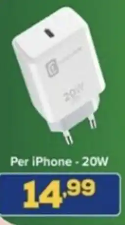 Euronics Cellularline Per iPhone - 20W offerta