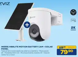 Euronics EZVIZ INE681 HBBLITE MOTION BATTERY CAM + SOLAR PANEL offerta
