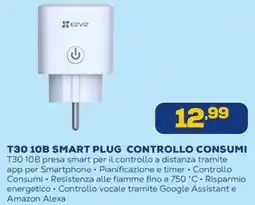 Euronics Ezviz T30 10B smart plug controllo consumi offerta