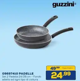 Euronics guzzini 09697410 PADELLE offerta