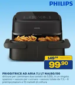 Euronics PHILIPS FRIGGITRICE AD ARIA 7,1 LT NA150/00 offerta