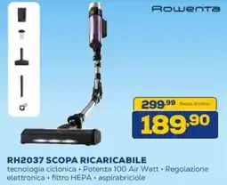 Euronics Rowenta RH2037 SCOPA RICARICABILE offerta