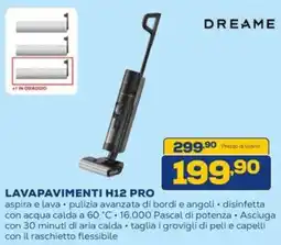 Euronics DREAME LAVAPAVIMENTI H12 PRO offerta