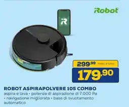 Euronics ROBOT ASPIRAPOLVERE 105 COMBO offerta