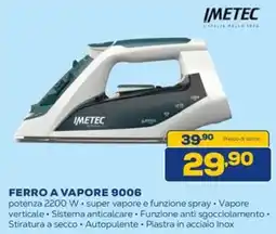 Euronics IMETEC FERRO A VAPORE 9006 offerta