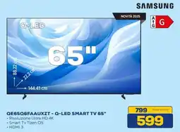 Euronics SAMSUNG QE65Q6FAAUXZT - Q-LED SMART TV 65" offerta