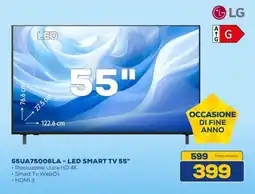 Euronics LG 55UA75006LA - LED SMART TV 55" offerta