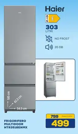 Euronics Haier FRIGORIFERO MULTIDOOR HTR3518ENMX offerta