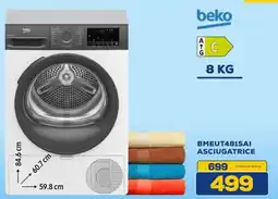 Euronics beko BMEUT481SAI ASCIUGATRICE offerta