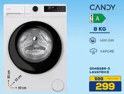 Euronics CANDY GD48SB6-S LAVATRICE offerta