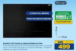 Euronics DeLonghi PIANO COTTURA A INDUZIONE SL1754 offerta