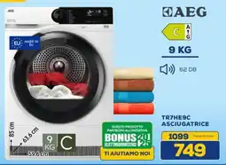 Euronics AEG TR7HE9C ASCIUGATRICE offerta