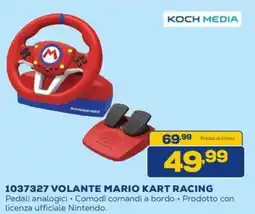 Euronics KOCH MEDIA 1037327 VOLANTE MARIO KART RACING offerta