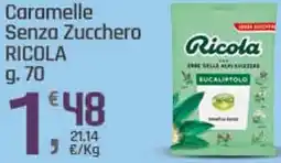 Supermercati Dok Caramelle Senza Zucchero RICOLA offerta