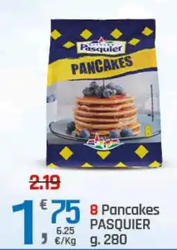 Supermercati Dok 8 Pancakes PASQUIER offerta