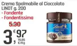 Supermercati Dok Crema Spalmabile al Cioccolato LINDT offerta