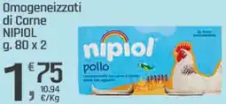 Supermercati Dok Omogeneizzati di Carne NIPIOL offerta