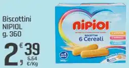 Supermercati Dok Biscottini NIPIOL offerta