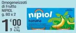 Supermercati Dok Omogeneizzati di Frutta NIPIOL offerta