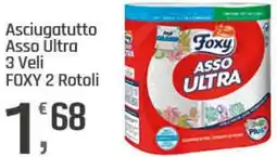 Supermercati Dok Asciugatutto Asso Ultra 3 Veli FOXY offerta