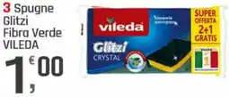 Supermercati Dok Spugne Glitzi Fibra Verde VILEDA offerta