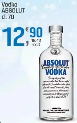 Supermercati Dok Vodka ABSOLUT offerta