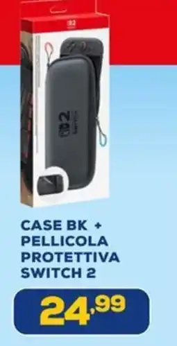 Euronics Nintendo case bk + pellicola protettiva switch 2 offerta
