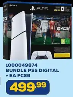 Euronics SONY 1000049874 BUNDLE PS5 DIGITAL + EA FC26 offerta