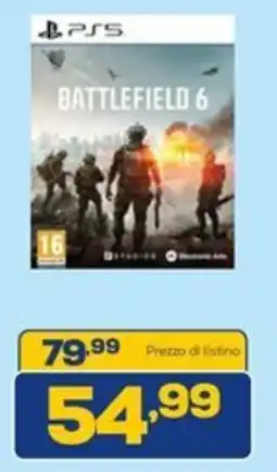 Euronics PS5 Battlefield 6 offerta