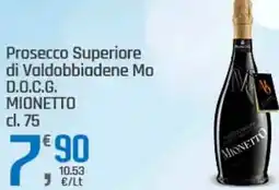 Supermercati Dok Prosecco Superiore di Valdobbiadene Mo D.O.C.G. MIONETTO offerta