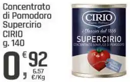 Supermercati Dok Concentrato di Pomodoro Supercirio CIRIO offerta