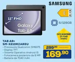 Euronics SAMSUNG TAB A9+ SM-X210RZAREU offerta