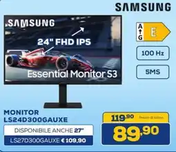 Euronics SAMSUNG MONITOR LS24D300GAUXE offerta