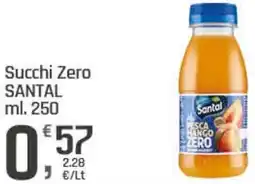 Supermercati Dok Succhi Zero SANTAL offerta