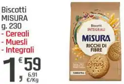 Supermercati Dok Biscotti MISURA offerta