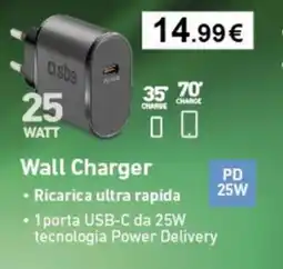 Euronics sbs Wall Charger offerta
