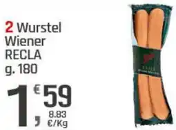 Supermercati Dok Wurstel Wiener RECLA offerta