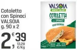 Supermercati Dok Cotoletta con Spinaci VALSOIA offerta