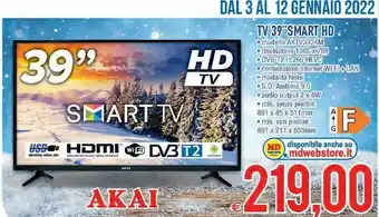 Aktv3924m tv 39'' smart