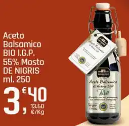 Supermercati Dok Aceto Balsamico BIO I.G.P. 55% Mosto DE NIGRIS offerta