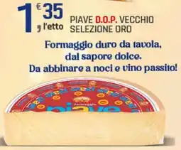 Supermercati Dok Piave d.o.p. vecchio selezione oro offerta