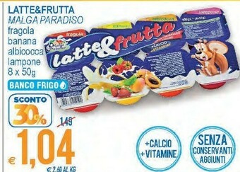 MD Discount Latte & frutta offerta
