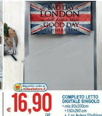 MD Discount Completo letto digitale singolo offerta